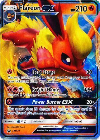 Black Star Promos - SM171 - Flareon GX