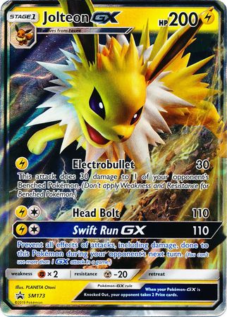 Black Star Promos - SM173 - Jolteon GX
