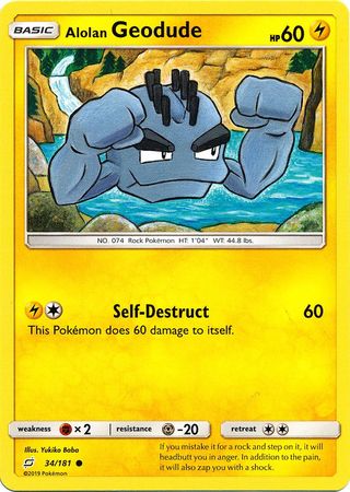 Team Up - 034/181 - Alolan Geodude