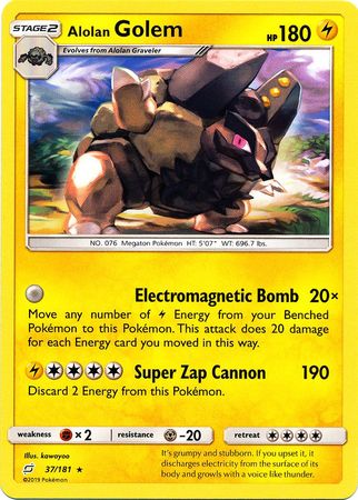 Team Up - 037/181 - Alolan Golem