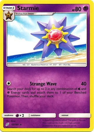 Team Up - 065/181 - Starmie