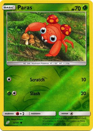 Team Up - 006/181 - Paras - Reverse Holo