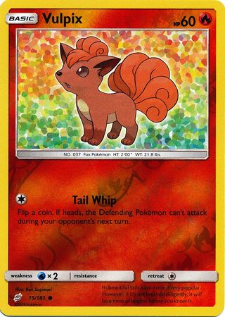 Team Up - 015/181 - Vulpix - Reverse Holo