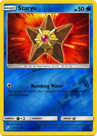 Team Up - 028/181 - Staryu - Reverse Holo