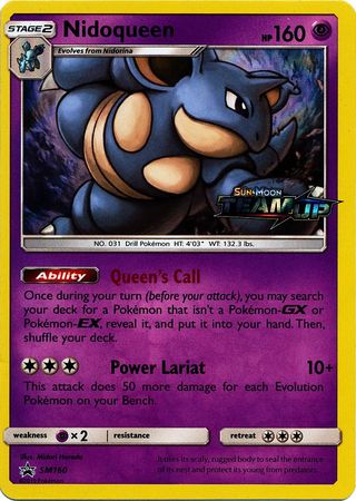 Black Star Promos - SM160 - Nidoqueen - Pre-Release Holo