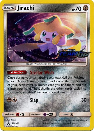Black Star Promos - SM161 - Jirachi - Pre-Release Holo