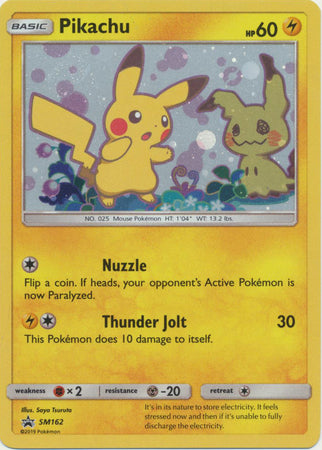 Black Star Promos - SM162 - Pikachu - Holo