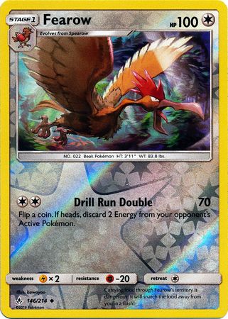 Unbroken Bonds - 146/214 - Fearow - Reverse Holo