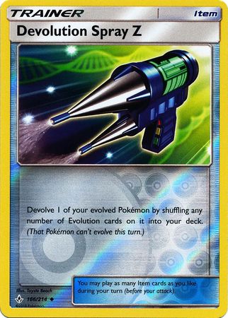 Unbroken Bonds - 166/214 - Devolution Spray Z - Reverse Holo