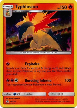 Black Star Promos - SM185 - Typhlosion - Holo