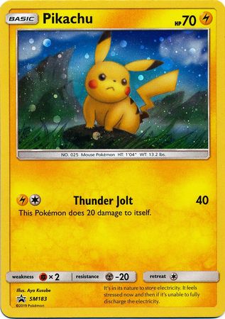 Black Star Promos - SM183 - Pikachu - Holo