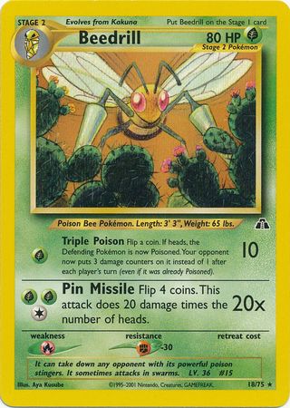Neo Discovery - 018/075 - Beedrill