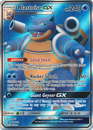 Black Star Promos - SM189 - Blastoise GX