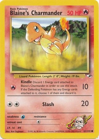Gym Heroes - 061/132 - Blaine's Charmander