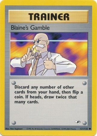 Gym Heroes - 121/132 - Blaine's Gamble