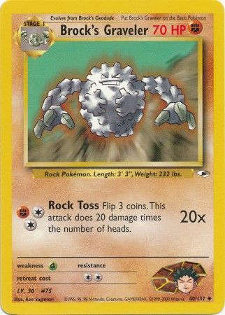 Gym Heroes - 040/132 - Brock's Graveler