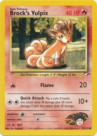 Gym Heroes - 073/132 - Brock's Vulpix