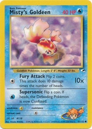 Gym Heroes - 085/132 - Misty's Goldeen