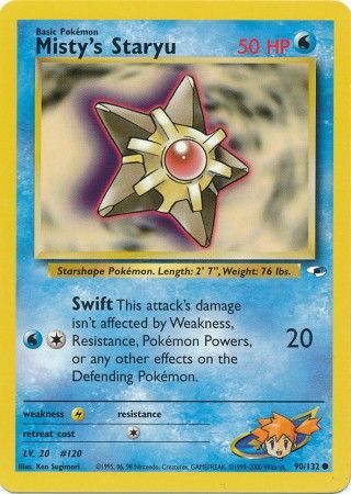 Gym Heroes - 090/132 - Misty's Staryu