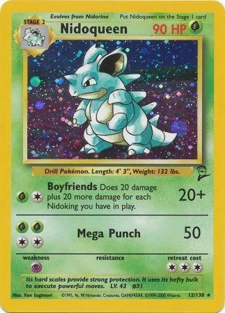 Base Set 2 - 012/130 - Nidoqueen - Holo