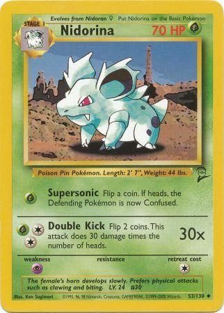 Base Set 2 - 053/130 - Nidorina