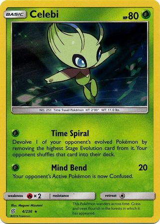 Unified Minds - 004/236 - Celebi - Holo