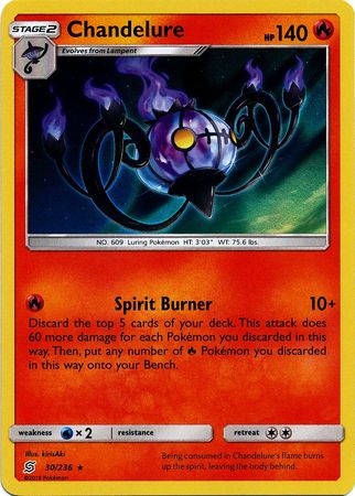 Unified Minds - 030/236 - Chandelure - Holo