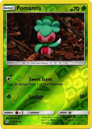 Unified Minds - 015/236 - Fomantis - Reverse Holo