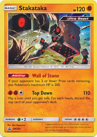 Black Star Promos - SM209 - Stakataka - Holo