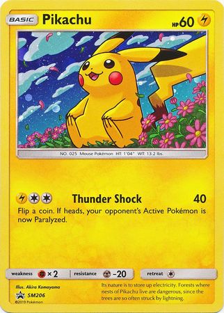 Black Star Promos - SM206 - Pikachu - Holo
