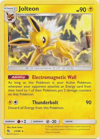 Hidden Fates - 023/068 - Jolteon