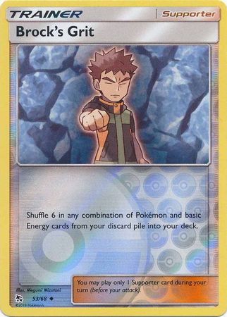 Hidden Fates - 053/068 - Brock's Grit - Reverse Holo