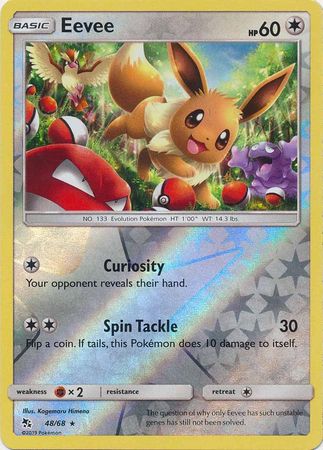 Hidden Fates - 048/068 - Eevee - Reverse Holo