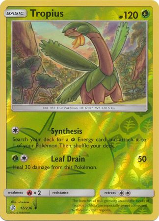 Cosmic Eclipse - 012/236 - Tropius - Reverse Holo