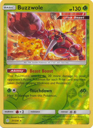 Cosmic Eclipse - 021/236 - Buzzwhole - Reverse Holo