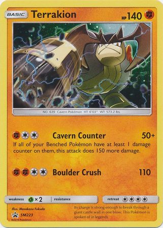 Black Star Promos - SM223 - Terrakion - Holo