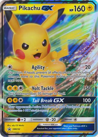 Black Star Promos - SM232 - Pikachu GX
