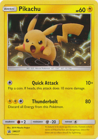 Black Star Promos - SM227 - Pikachu - Holo