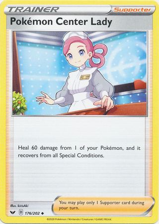 Sword & Shield - 176/202 - Pokémon Center Lady