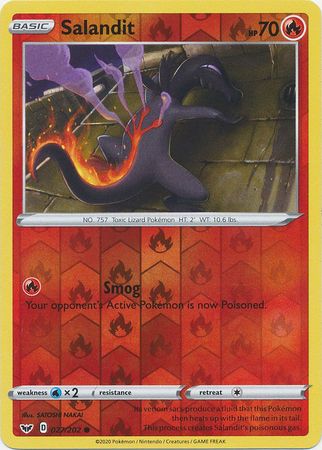 Sword & Shield - 027/202 - Salandit - Reverse Holo