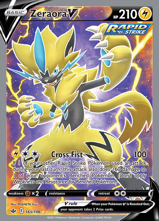 Chilling Reign - 165/198 - Zeraora V
