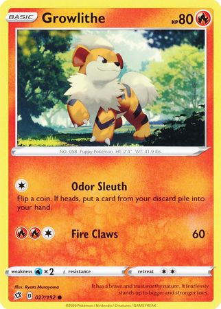 Rebel Clash - 027/192 - Growlithe