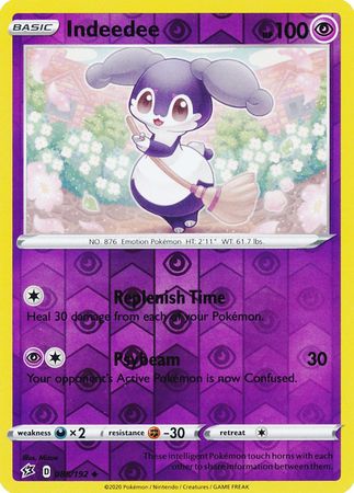 Rebel Clash - 088/192 - Indeedee - Reverse Holo
