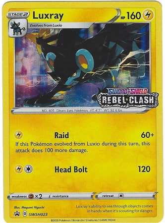 Black Star Promos - SWSH023 - Luxray - Pre-Release Holo
