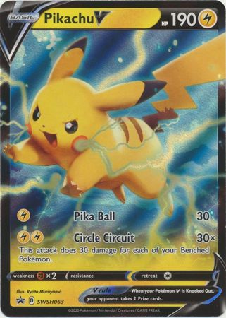 Black Star Promos - SWSH063 - Pikachu V