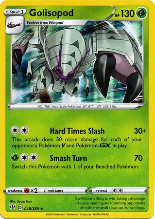Darkness Ablaze - 018/189 - Golisopod - Holo