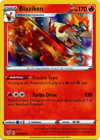 Darkness Ablaze - 024/189 - Blaziken - Holo