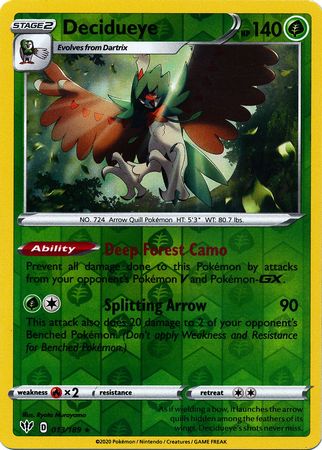 Darkness Ablaze - 013/189 - Decidueye - Reverse Holo