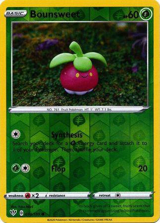 Darkness Ablaze - 014/189 - Bounsweet - Reverse Holo