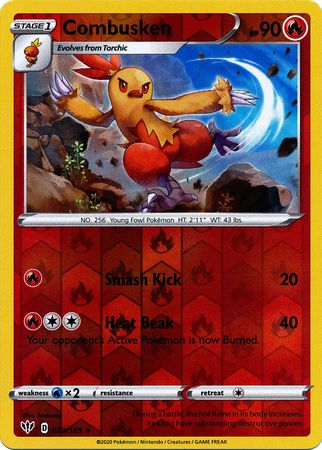 Darkness Ablaze - 023/189 - Combusken - Reverse Holo